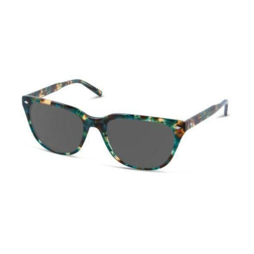 NEW QUILL Green Tortoise ZAZU Sunglasses 52mm with Case
